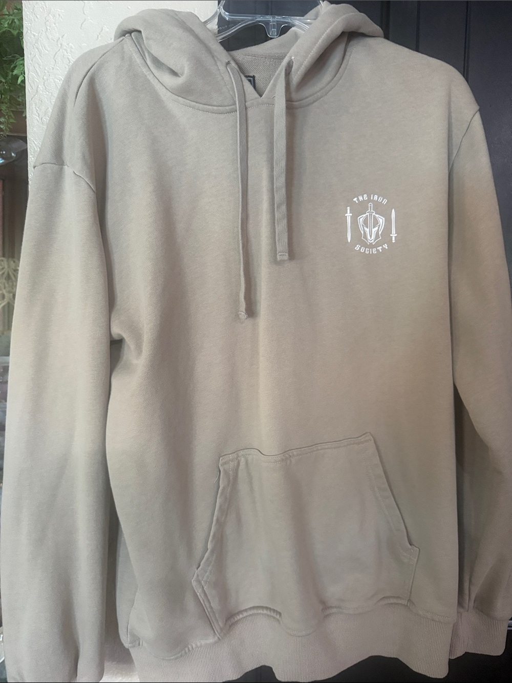 The Royal Society Men's Hooded Sweatshirt - Taupe